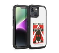 Head Case Designs Officially Licensed Batman Arkham City Hugo Strange Obey Order Graphics Ultra-Armoured Shockproof Case [Military Grade Protection] Compatible With Apple iPhone 14
