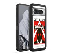 Head Case Designs Officially Licensed Batman Arkham City Hugo Strange Obey Order Graphics Ultra-Armoured Shockproof Case [Military Grade Protection] Compatible With Google Pixel 8 Pro