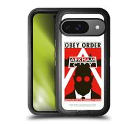 Head Case Designs Officially Licensed Batman Arkham City Hugo Strange Obey Order Graphics Ultra-Armoured Shockproof Case [Military Grade Protection] Compatible With Google Pixel 9 / Pixel 9 Pro