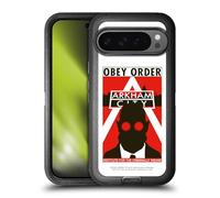 Head Case Designs Officially Licensed Batman Arkham City Hugo Strange Obey Order Graphics Ultra-Armoured Shockproof Case [Military Grade Protection] Compatible With Google Pixel 9 Pro XL