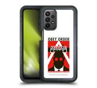 Head Case Designs Officially Licensed Batman Arkham City Hugo Strange Obey Order Graphics Ultra-Armoured Shockproof Case [Military Grade Protection] Compatible With Samsung Galaxy A23 / 5G (2022)