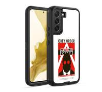Head Case Designs Officially Licensed Batman Arkham City Hugo Strange Obey Order Graphics Ultra-Armoured Shockproof Case [Military Grade Protection] Compatible With Samsung Galaxy S22 5G