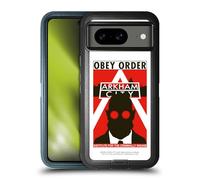 Head Case Designs Officially Licensed Batman Arkham City Hugo Strange Obey Order Graphics Ultra-Armoured Shockproof Case [Military Grade Protection] Compatible With Google Pixel 8