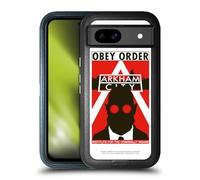 Head Case Designs Officially Licensed Batman Arkham City Hugo Strange Obey Order Graphics Ultra-Armoured Shockproof Case [Military Grade Protection] Compatible With Google Pixel 8a