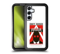 Head Case Designs Officially Licensed Batman Arkham City Hugo Strange Obey Order Graphics Ultra-Armoured Shockproof Case [Military Grade Protection] Compatible With Samsung Galaxy A55 5G