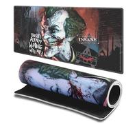 Head Case Designs Officially Licensed Batman Arkham City Joker Wrong With Me Graphics 23.62 x 11.81 x 0.12 inches (600 x 300 mm) - L Gaming Office Desk PC Keyboard Mouse Mat Pad