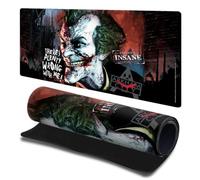 Head Case Designs Officially Licensed Batman Arkham City Joker Wrong with Me Graphics Gaming Office Desk PC Keyboard Mouse Mat Pad 23.62 x 11.81 x 0.12 inches (600 x 300 mm) - L