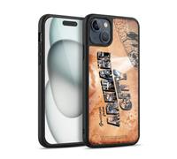 Head Case Designs Officially Licensed Batman Arkham City Postcard Graphics Gel Armour Case [Military Grade Protection] Compatible With Apple iPhone 15 Plus