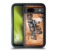 Head Case Designs Officially Licensed Batman Arkham City Postcard Graphics Ultra-Armoured Shockproof Case [Military Grade Protection] Compatible With Google Pixel 8a