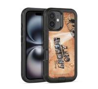 Head Case Designs Officially Licensed Batman Arkham City Postcard Graphics Ultra-Armoured Shockproof Case [Military Grade Protection] Compatible With Apple iPhone 16