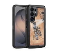 Head Case Designs Officially Licensed Batman Arkham City Postcard Graphics Ultra-Armoured Shockproof Case [Military Grade Protection] Compatible With Samsung Galaxy S26 Ultra