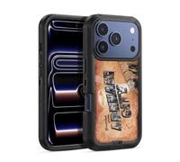 Head Case Designs Officially Licensed Batman Arkham City Postcard Graphics Ultra-Armoured Shockproof Case [Military Grade Protection] Compatible With Apple iPhone 17 Pro