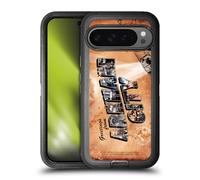 Head Case Designs Officially Licensed Batman Arkham City Postcard Graphics Ultra-Armoured Shockproof Case [Military Grade Protection] Compatible With Google Pixel 9 Pro XL