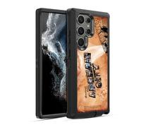 Head Case Designs Officially Licensed Batman Arkham City Postcard Graphics Ultra-Armoured Shockproof Case [Military Grade Protection] Compatible With Samsung Galaxy S22 Ultra 5G