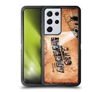 Head Case Designs Officially Licensed Batman Arkham City Postcard Graphics Ultra-Armoured Shockproof Case [Military Grade Protection] Compatible With Samsung Galaxy S21 Ultra 5G