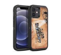 Head Case Designs Officially Licensed Batman Arkham City Postcard Graphics Ultra-Armoured Shockproof Case [Military Grade Protection] Compatible With Apple iPhone 12 / iPhone 12 Pro