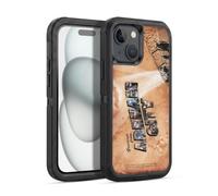 Head Case Designs Officially Licensed Batman Arkham City Postcard Graphics Ultra-Armoured Shockproof Case [Military Grade Protection] Compatible With Apple iPhone 15