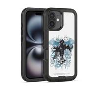 Head Case Designs Officially Licensed Batman Arkham Knight How You Think Graphics Ultra-Armoured Shockproof Case [Military Grade Protection] Compatible With Apple iPhone 16