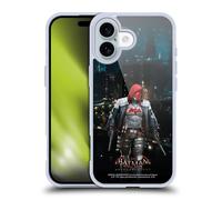 Head Case Designs Officially Licensed Batman Arkham Knight Red Hood Characters Gel Case [Military Grade Protection] Compatible with Apple iPhone 16 and Compatible with MagSafe