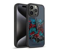 Head Case Designs Officially Licensed Batman Arkham Knight Welcome To Gotham Graphics Gel Armour Case [Military Grade Protection] Compatible With Apple iPhone 15 Pro