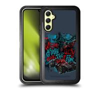 Head Case Designs Officially Licensed Batman Arkham Knight Welcome To Gotham Graphics Ultra-Armoured Shockproof Case [Military Grade Protection] Compatible With Samsung Galaxy A34 5G