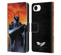 Head Case Designs Officially Licensed Batman Begins Character Graphics Leather Wallet Case Compatible With Apple iPhone 16e