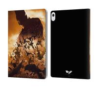 Head Case Designs Officially Licensed Batman Begins Poster Graphics Leather Wallet Case Compatible With Apple iPad Air 13 2024/2025