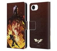 Head Case Designs Officially Licensed Batman Begins Scarecrow Graphics Leather Wallet Case Compatible With Apple iPhone 16e