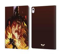 Head Case Designs Officially Licensed Batman Begins Scarecrow Graphics Leather Wallet Case Compatible With Apple iPad Air 13 2024/2025