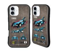 Head Case Designs Officially Licensed Batman DC Comics 1995 Movie Batmobile History Hybrid Case Compatible With Apple iPhone 16 Plus