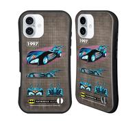 Head Case Designs Officially Licensed Batman DC Comics 1997 Movie Batmobile History Hybrid Case Compatible With Apple iPhone 16 Plus