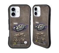 Head Case Designs Officially Licensed Batman DC Comics 2005 Dark Knight Trilogy Batmobile History Hybrid Case Compatible With Apple iPhone 16