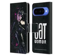 Head Case Designs Officially Licensed Batman DC Comics #46 Comic Book Cover Catwoman Leather Wallet Case Compatible With Google Pixel 10
