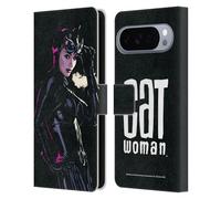 Head Case Designs Officially Licensed Batman DC Comics #46 Comic Book Cover Catwoman Leather Wallet Case Compatible With Google Pixel 10 Pro XL