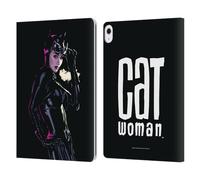 Head Case Designs Officially Licensed Batman DC Comics #46 Comic Book Cover Catwoman Leather Wallet Case Compatible With Apple iPad Air 13 2024/2025