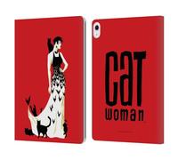 Head Case Designs Officially Licensed Batman DC Comics #50 Variant Cover Catwoman Leather Wallet Case Compatible With Apple iPad Air 13 2024/2025