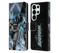 Head Case Designs Officially Licensed Batman DC Comics #615 Nightwing Cover Hush Leather Wallet Case Compatible With Samsung Galaxy S26 Ultra