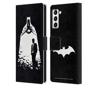 Head Case Designs Officially Licensed Batman DC Comics Alter Ego Bats Duality Leather Wallet Case Compatible With Samsung Galaxy S21+ 5G