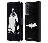 Head Case Designs Officially Licensed Batman DC Comics Alter Ego Bats Duality Leather Wallet Case Compatible With Samsung Galaxy S21 FE 5G