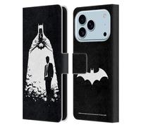 Head Case Designs Officially Licensed Batman DC Comics Alter Ego Bats Duality Leather Wallet Case Compatible With Apple iPhone 17 Pro