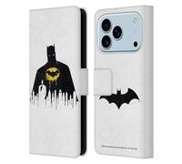 Head Case Designs Officially Licensed Batman DC Comics Alter Ego Cityscape 2 Duality Leather Wallet Case Compatible With Apple iPhone 17 Pro