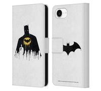Head Case Designs Officially Licensed Batman DC Comics Alter Ego Cityscape 2 Duality Leather Wallet Case Compatible With Apple iPhone 16e
