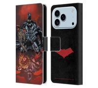 Head Case Designs Officially Licensed Batman DC Comics And The Outlaws #17 Red Hood Leather Wallet Case Compatible With Apple iPhone 17 Pro