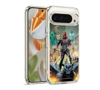 Head Case Designs Officially Licensed Batman DC Comics And The Outlaws #50 Red Hood Gel Case [Military Grade Protection] Compatible With Google Pixel 9 / Pixel 9 Pro