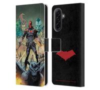 Head Case Designs Officially Licensed Batman DC Comics And The Outlaws #50 Red Hood Leather Wallet Case Compatible With Samsung Galaxy A17 4G / 5G