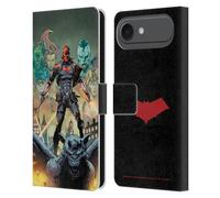 Head Case Designs Officially Licensed Batman DC Comics And The Outlaws #50 Red Hood Leather Wallet Case Compatible With Apple iPhone 17 Air