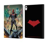 Head Case Designs Officially Licensed Batman DC Comics And The Outlaws #50 Red Hood Leather Wallet Case Compatible With Apple iPad Air 13 2024/2025