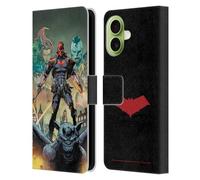 Head Case Designs Officially Licensed Batman DC Comics And The Outlaws #50 Red Hood Leather Wallet Case Compatible With Apple iPhone 17