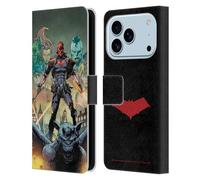 Head Case Designs Officially Licensed Batman DC Comics And The Outlaws #50 Red Hood Leather Wallet Case Compatible With Apple iPhone 17 Pro