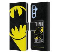 Head Case Designs Officially Licensed Batman DC Comics Bat Signal Logos Leather Wallet Case Compatible With Samsung Galaxy A16 5G